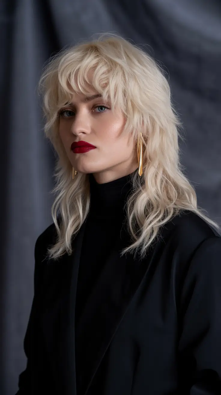 hair color light skin 2026 Modern Ice Blonde with Attitude