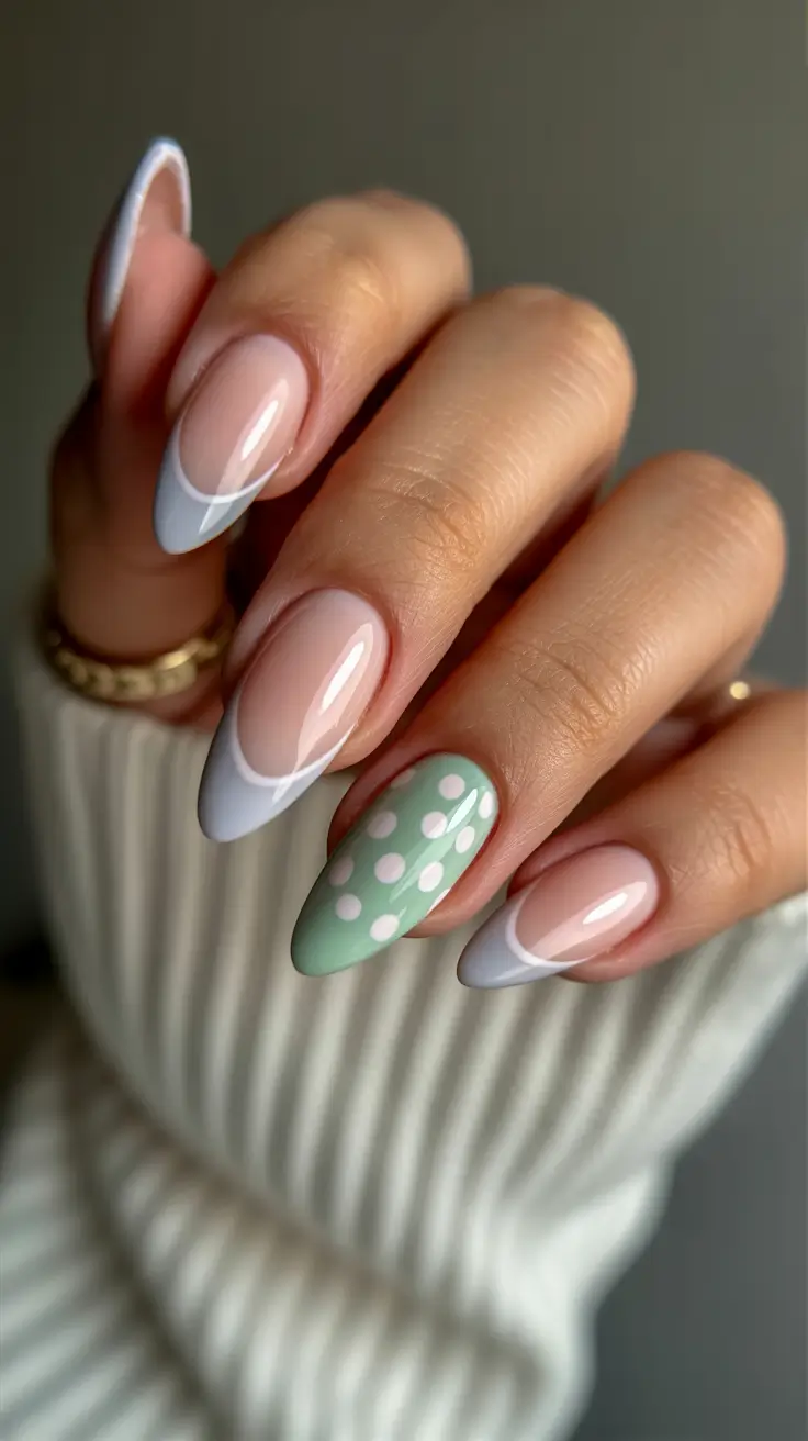Birthday Nail Designs 2026 Soft French with a Playful Twist