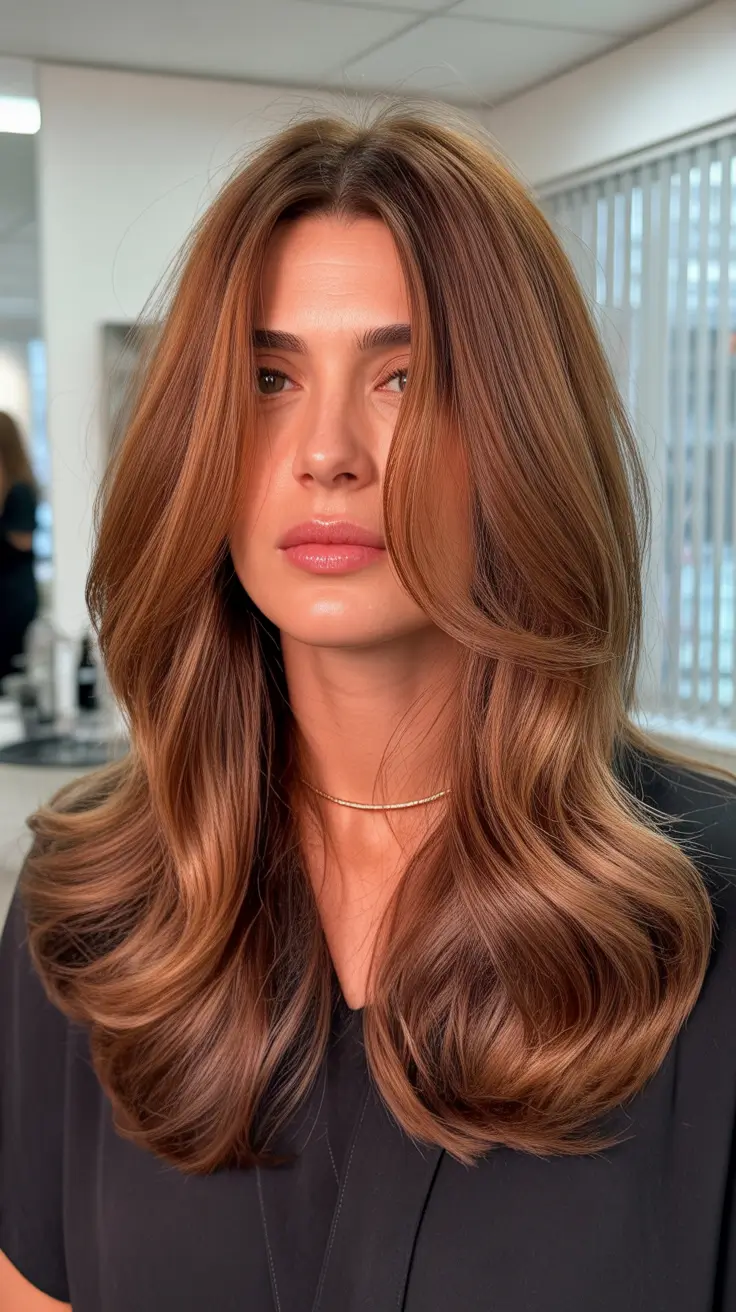Haircut Ideas 2026 Classic Long Layers with Smooth Blowout
