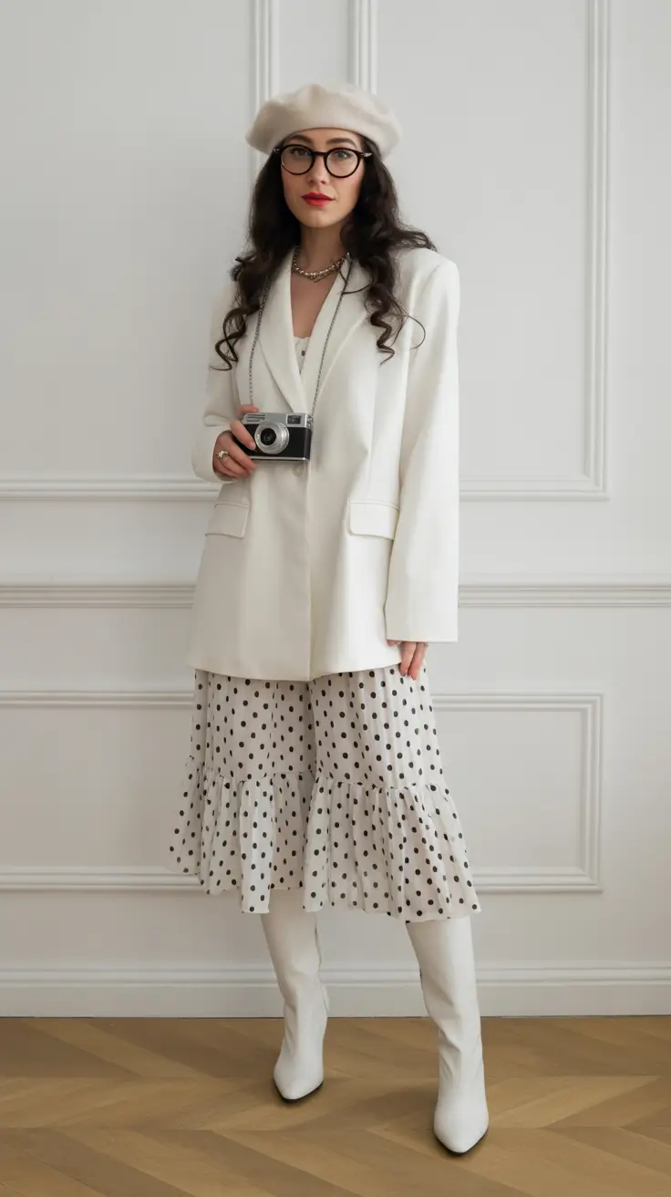 outfits ideas 2026 Soft French Layers for Late Winter Calm