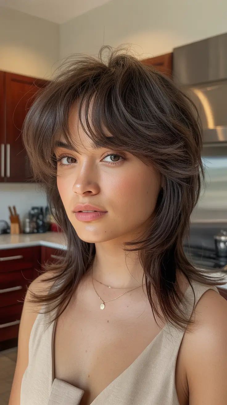 Butterfly Haircut 2026 Soft Butterfly Layers With Airy Bangs