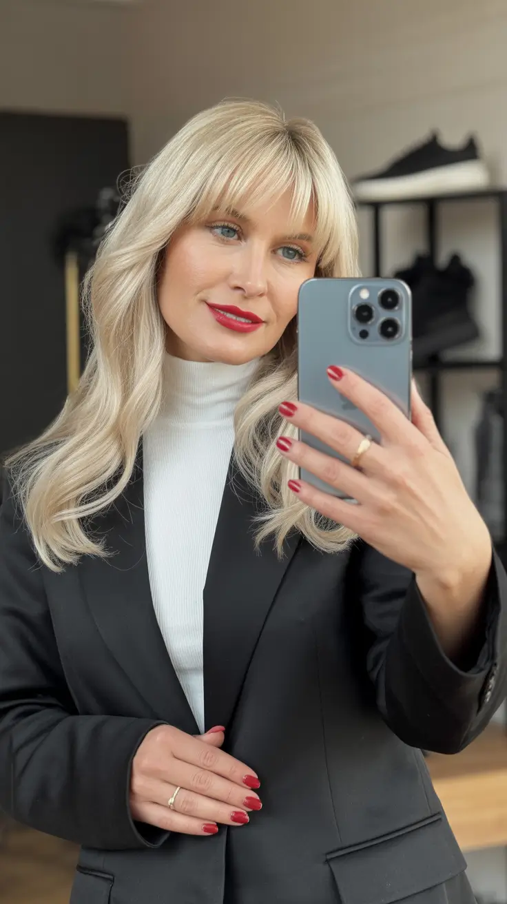 Haircuts for Women Over 40 2026 Long Layered Hair With Fringe