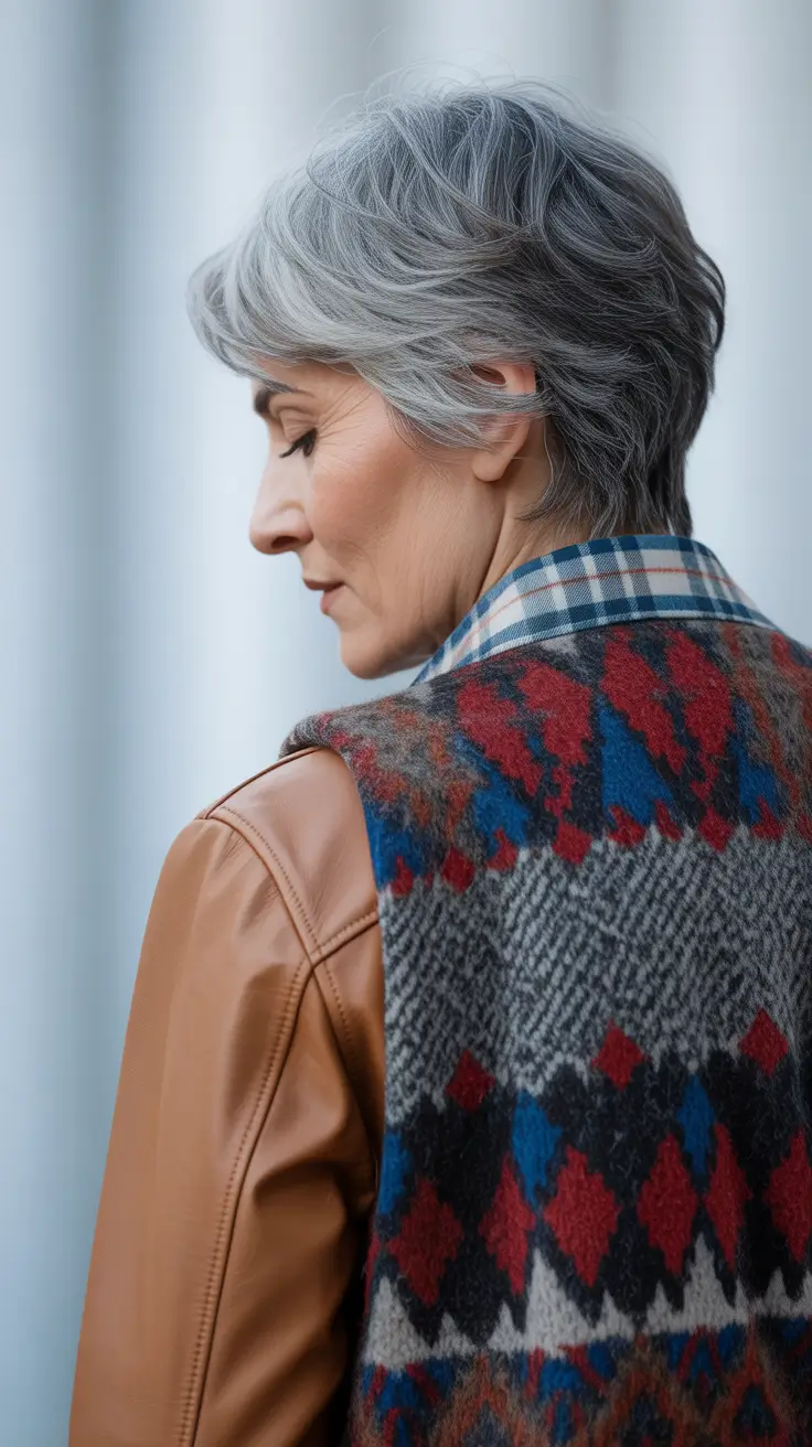 Haircuts for Women Over 40 2026 Short Gray Layers