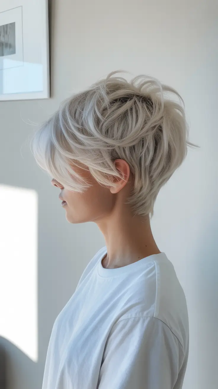 pixie hairstyles 2026 Soft Layered Pixie With Grown Out Movement