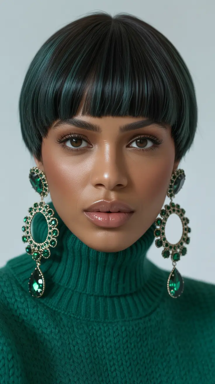 Blunt bob with bangs 2026