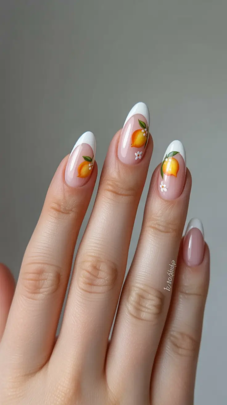 Almond Nails Fresh Ideas 2026 French Citrus
