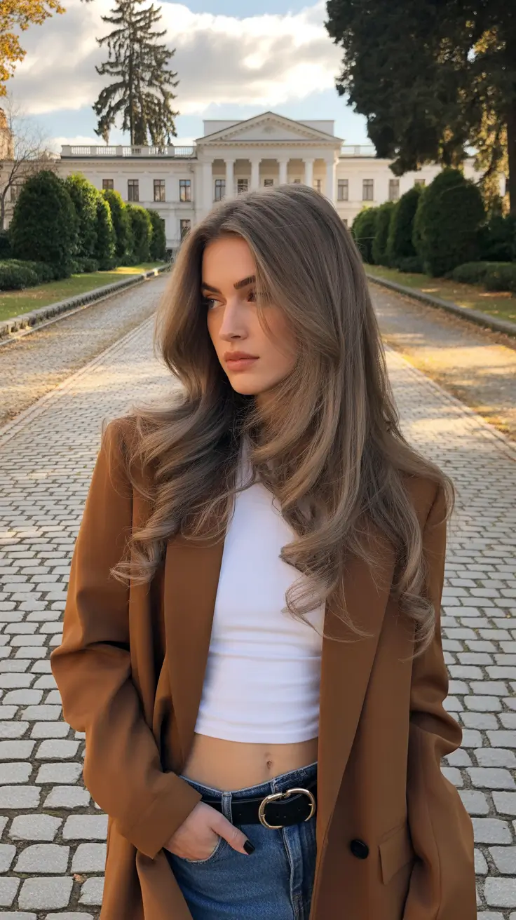 Ash Brown Hair Color 2026 – The Cool, Soft & Golden Palette Everyone Will Want