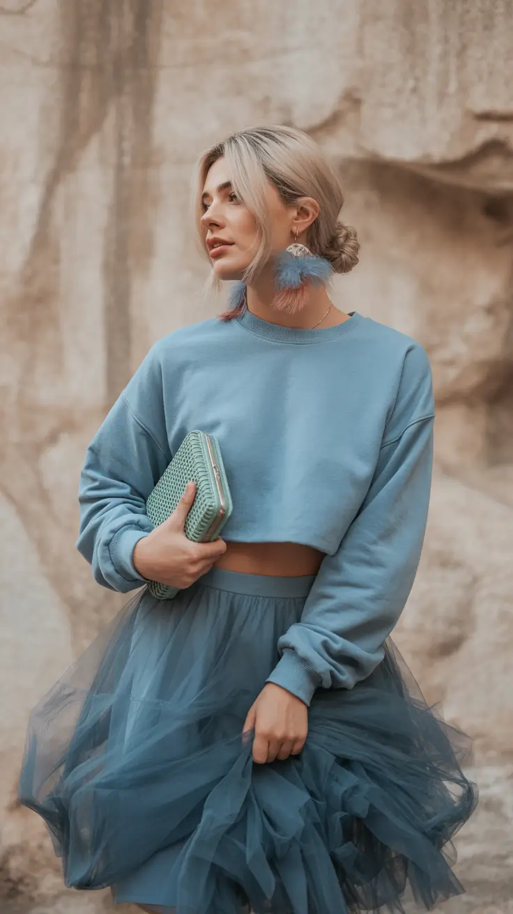 brunch outfits 2026 Powder Blue Dreams