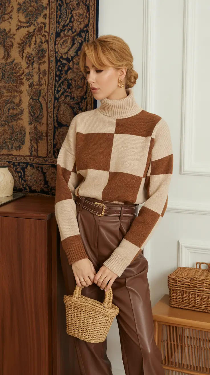 cold weather outfits 2026 Retro Texture Mood