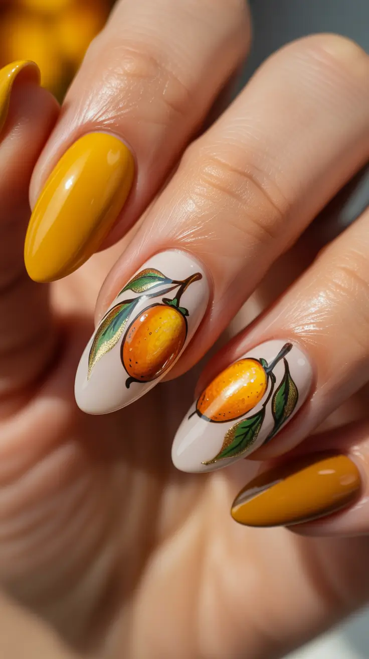 Best Nail Designs 2026 Citrus Yellow Nails
