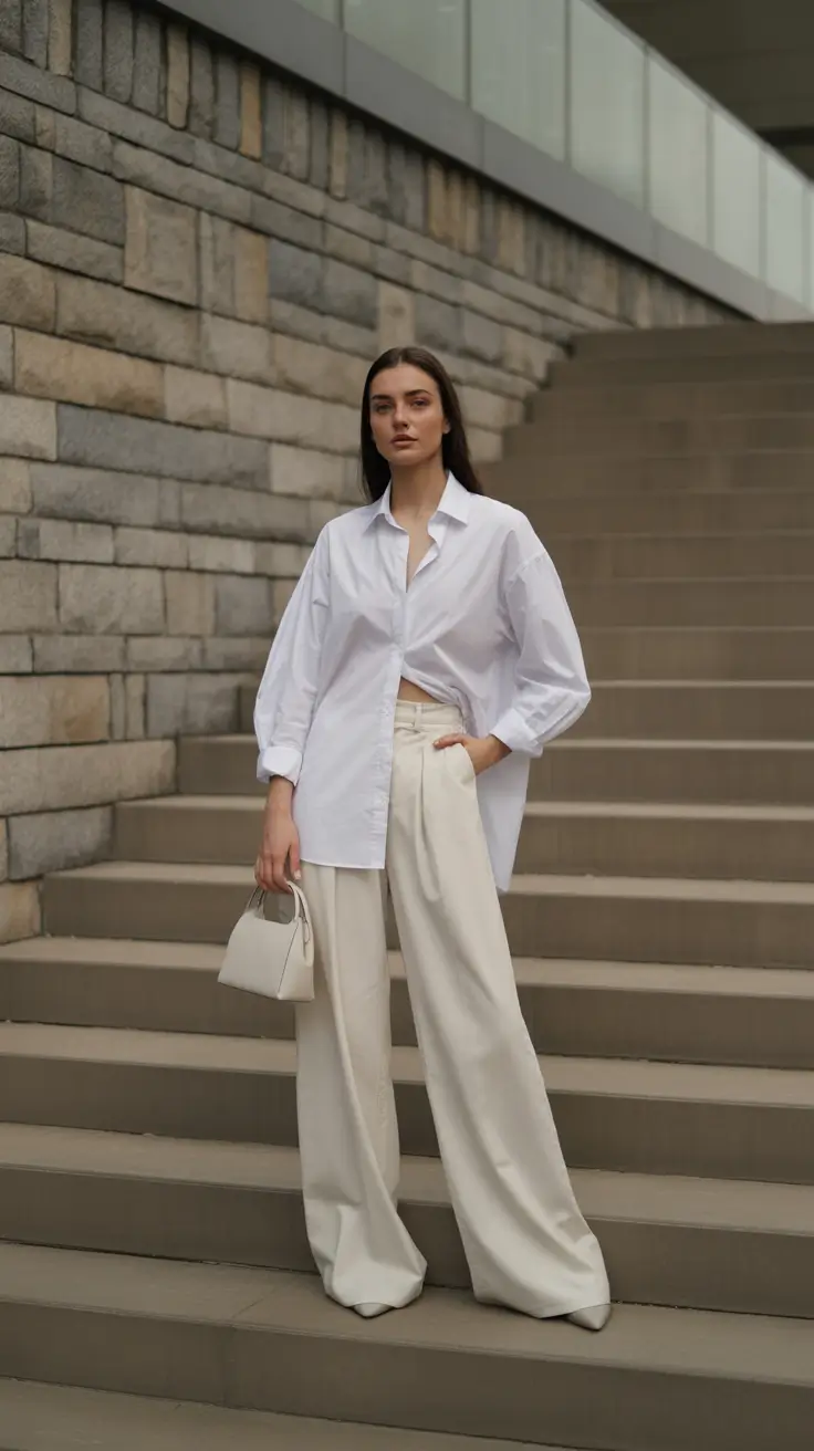 office outfits 2026 White Minimalism Reborn
