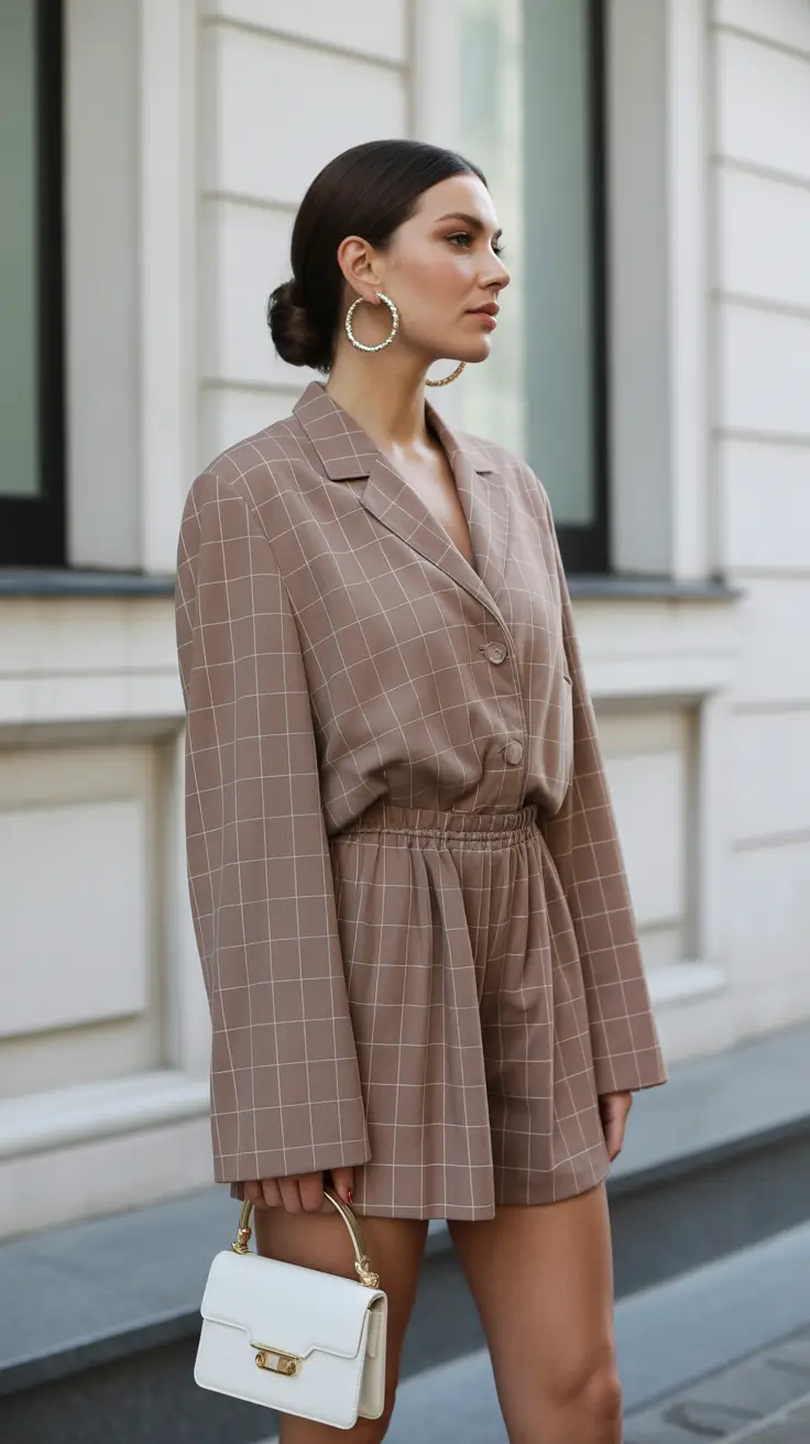 office outfits 2026 Soft Grid Simplicity