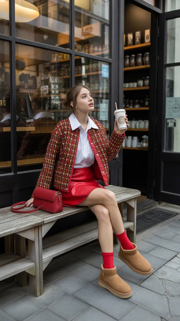 ugg outfits 2026 Red Espresso Pop