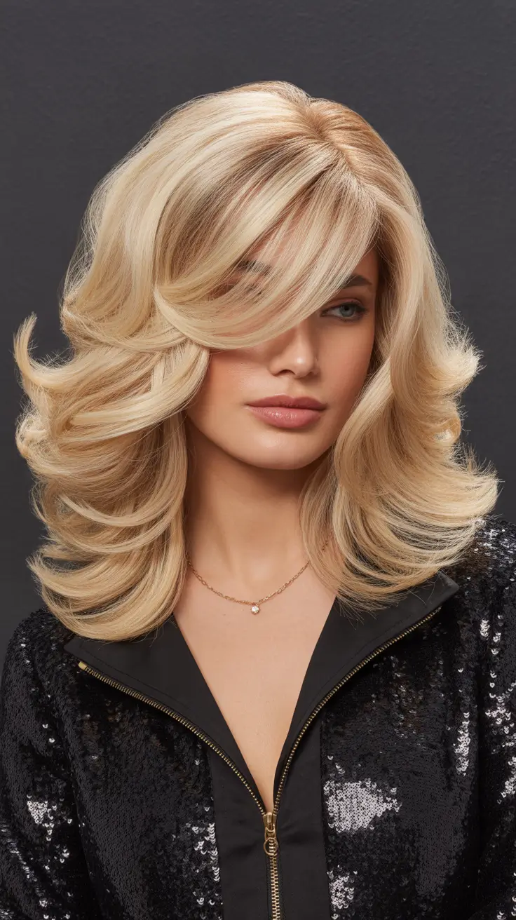 blonde hair color 2026 Champagne Volume Luxe