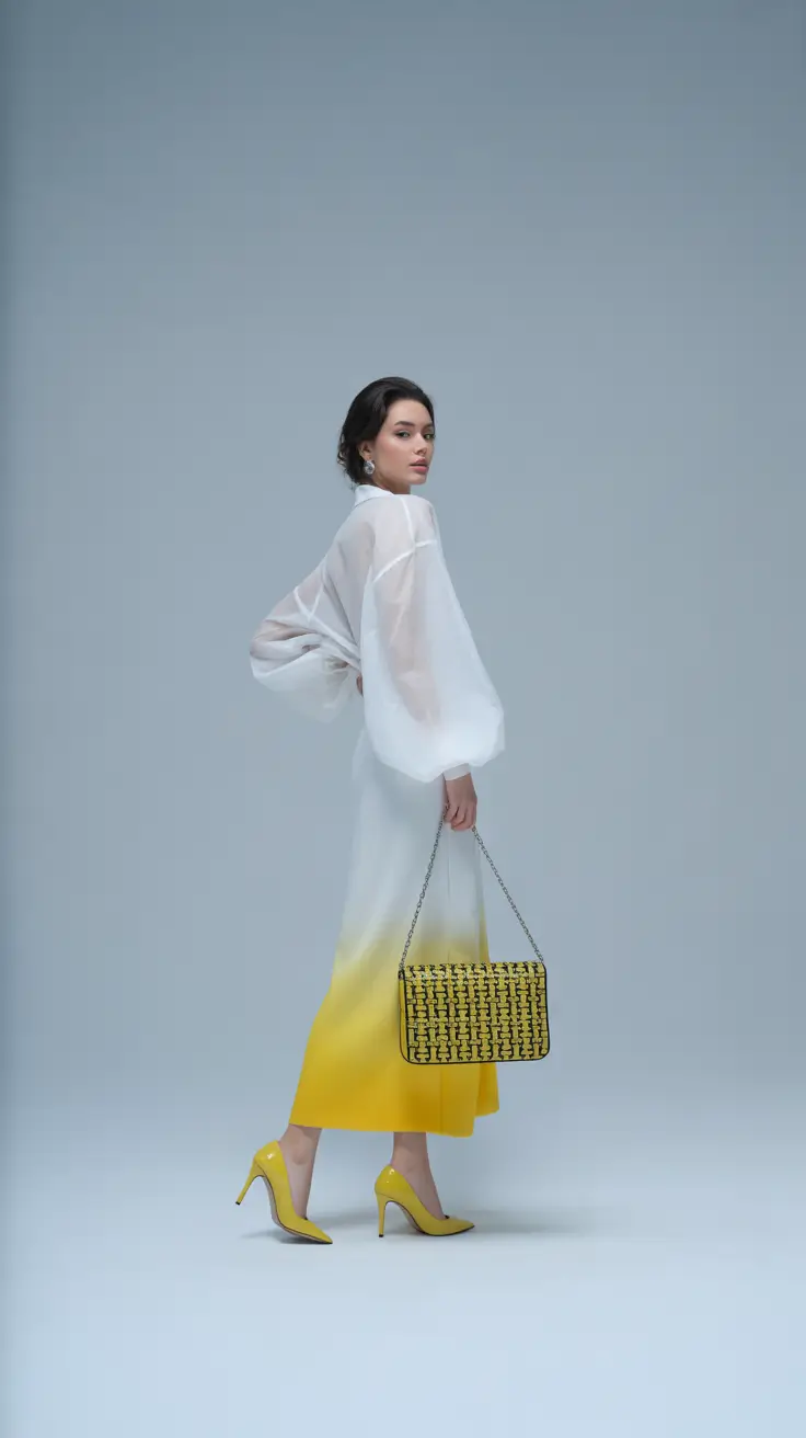 Capsule Wardrobe Outfits 2026 Sunny Gradient Elegance