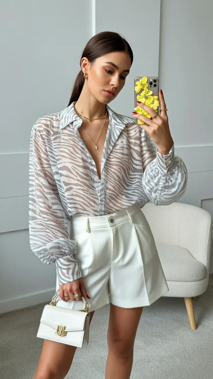 brunch outfits 2026 Soft Neutrals and Sheer Statements