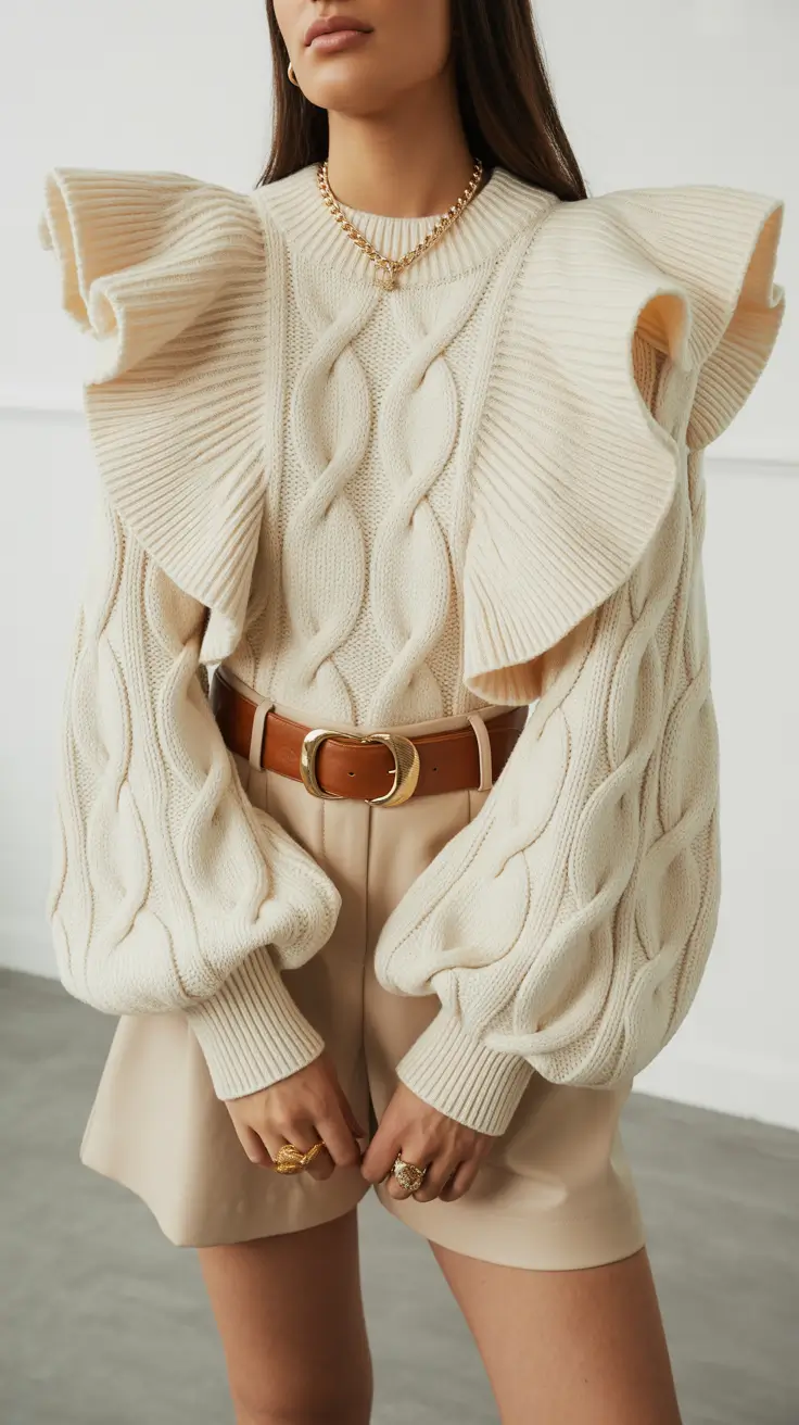 brunch outfits 2026 Soft Knit Sophistication