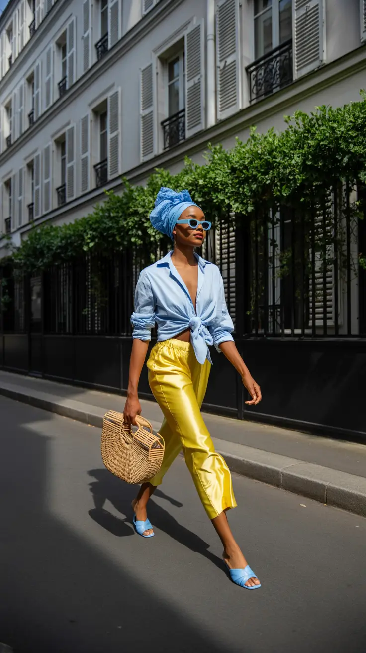 travel outfits 2026 - Colorful Contrast: Bold Tones and Playful Textures