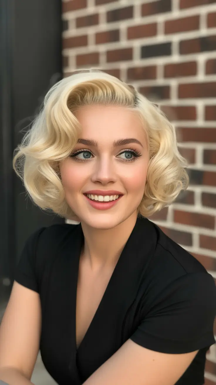 Choppy Bob Haircuts 2026 Retro Cream Wave