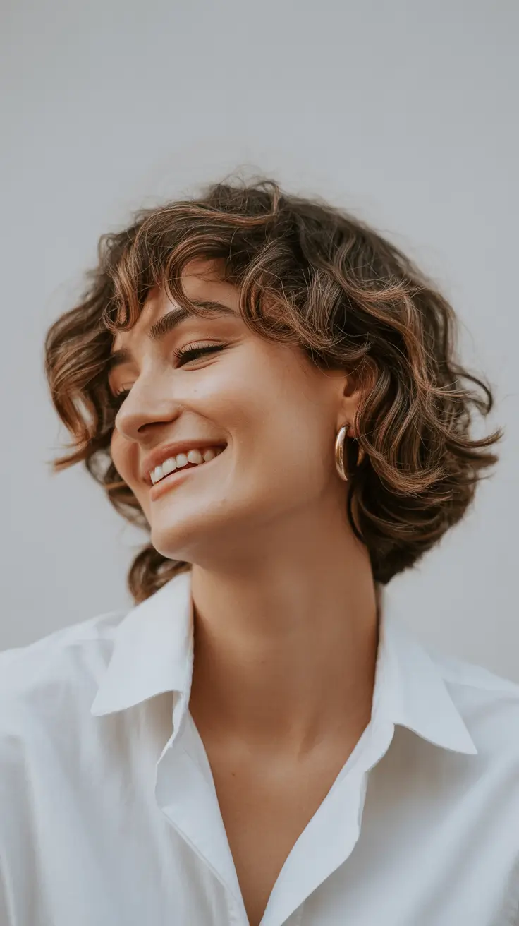 Choppy Bob Haircuts 2026 Playful Curls With Attitude