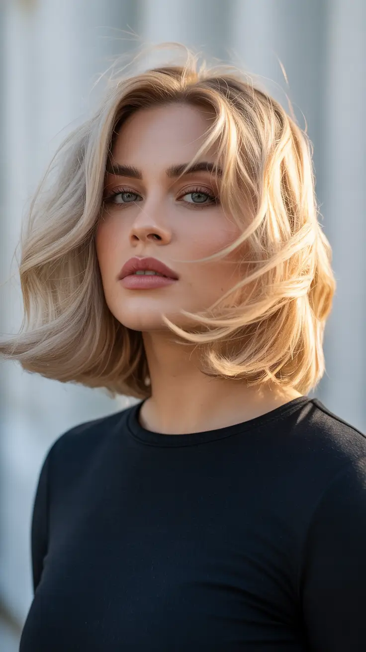 Short Haircuts 2026 Lightly Layered Short Bob With Airy Movement