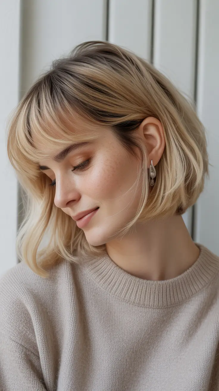 Short Haircuts 2026 Butterfly Inspired Short Bob for Light Movement