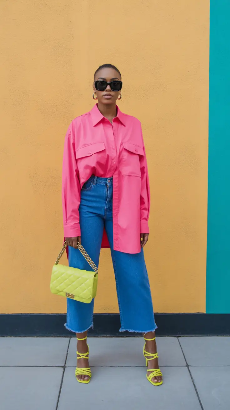every day outfits 2026 Color Block Confidence