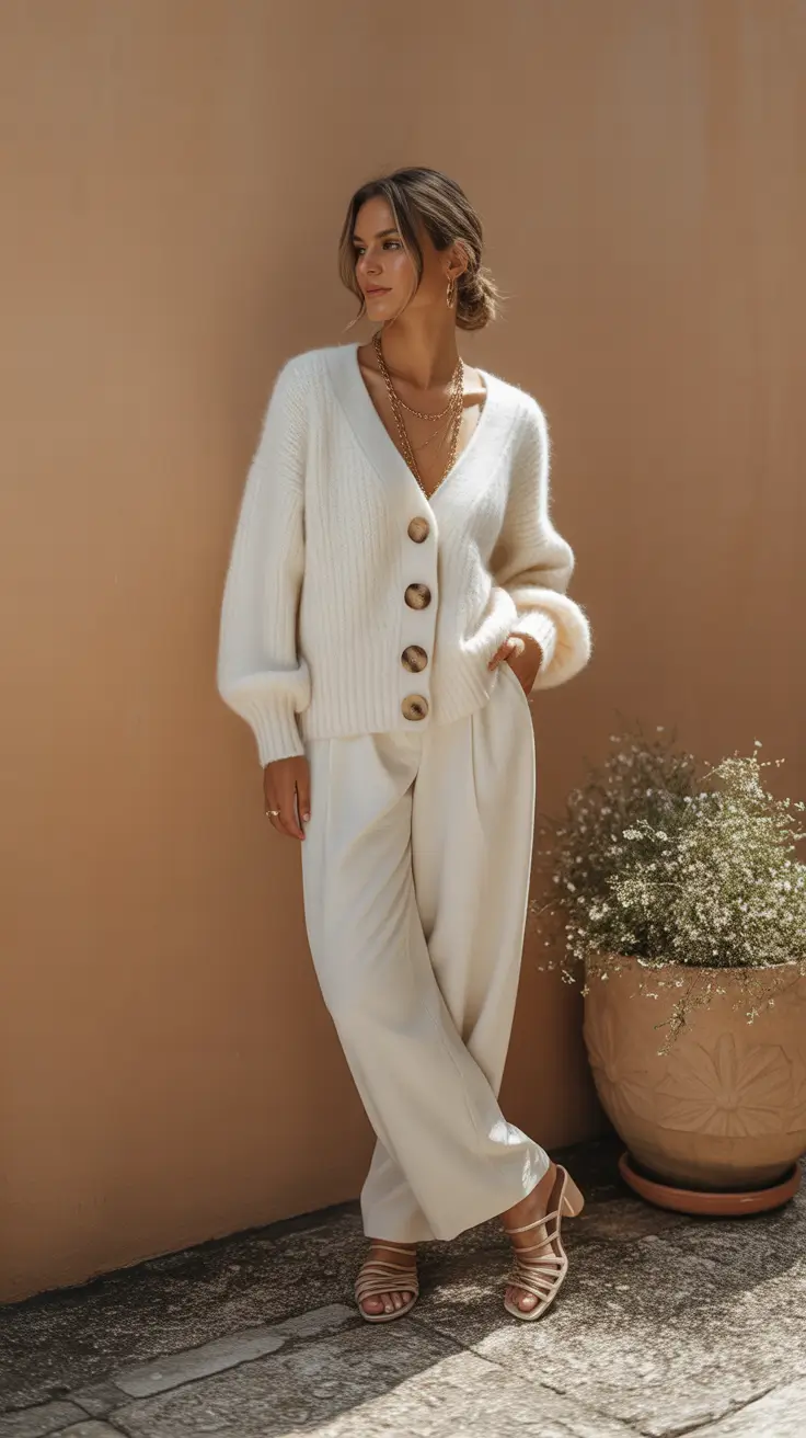 every day outfits 2026 Winter White Ease
