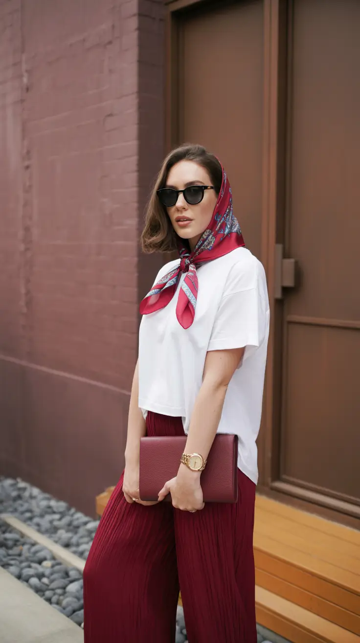 comfy outfits 2026 Retro Red Revival