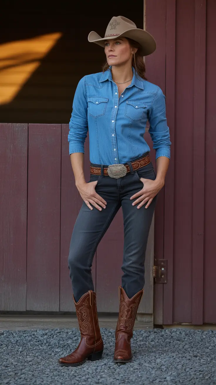 rodeo outfits 2026 Classic Denim Heritage