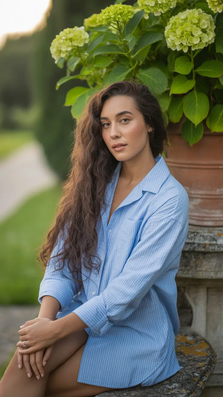 haircuts for thin fine hair 2026 Natural Long Curls with Effortless Texture