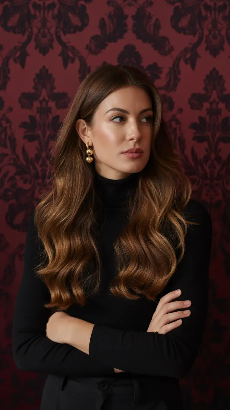 dark brown hair color 2026 Golden Espresso Luxe