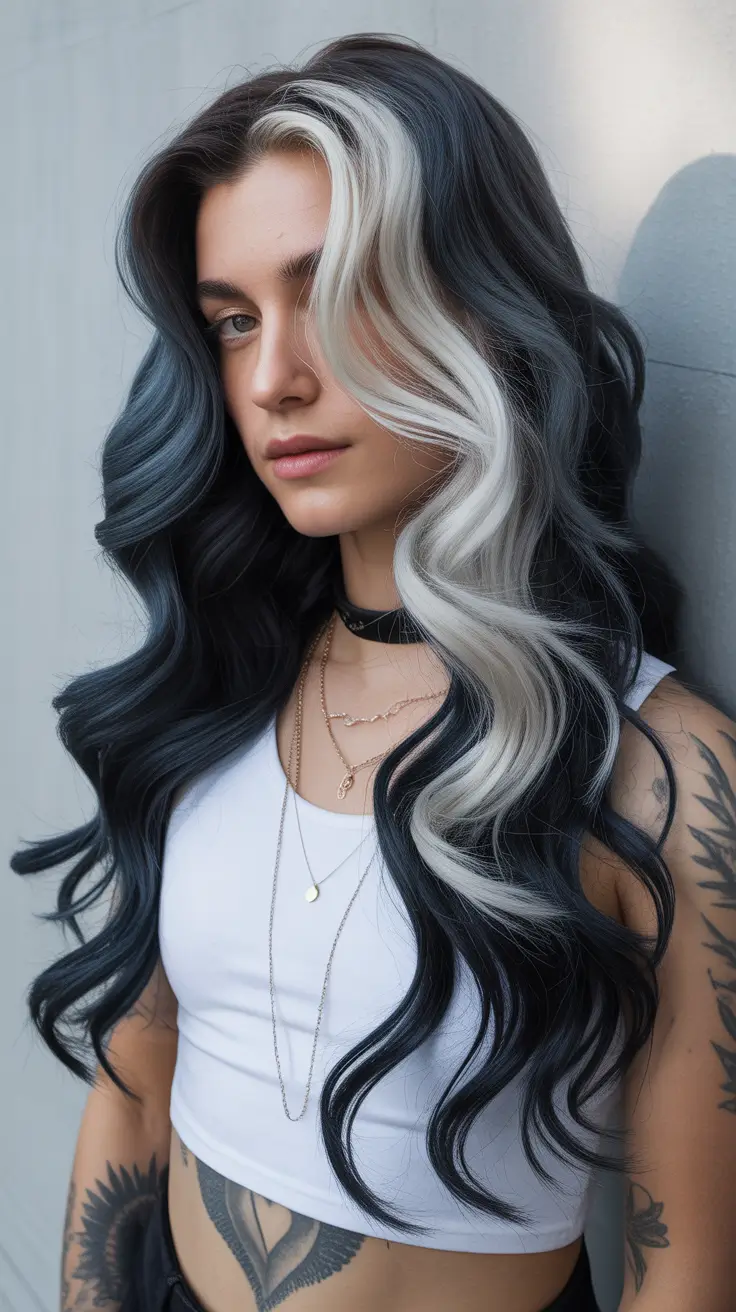 dark brown hair color 2026 Platinum Panel Drama