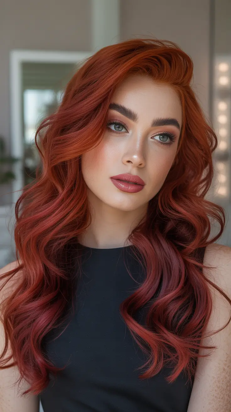 Top 45 Cherry Red Hair Color Trends & Inspiration for 2026
