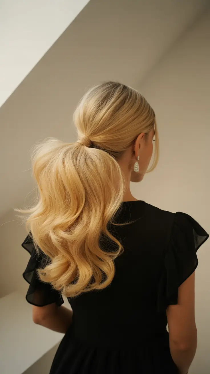 pony-tail-hairstyles-2026-voluminous-golden-wave-pony