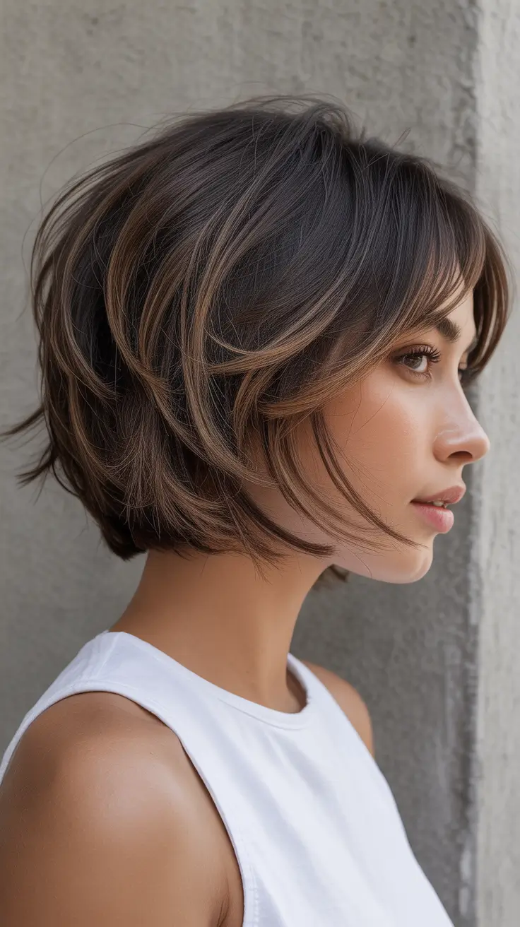 Choppy Bob Haircuts 2026 Soft Layers with a Modern Twist