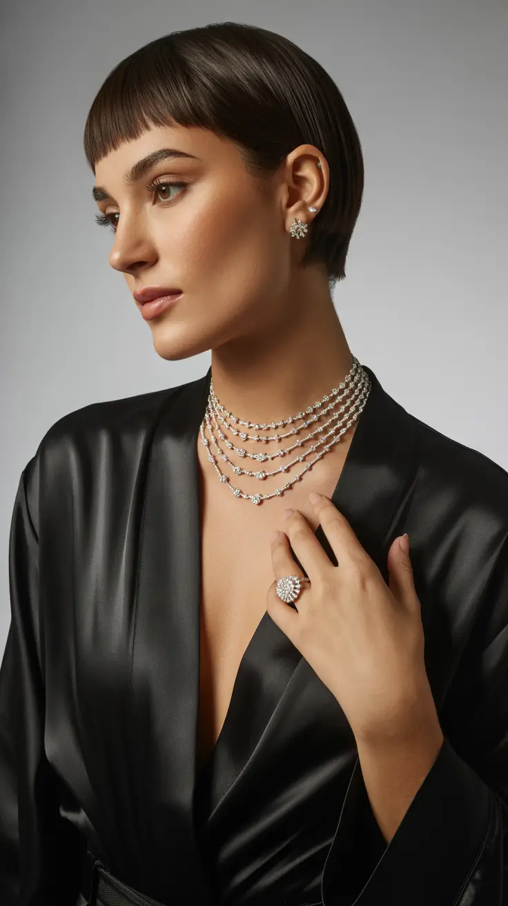 pixie haircut 2026 Short Sleek Pixie with Gloss Finish