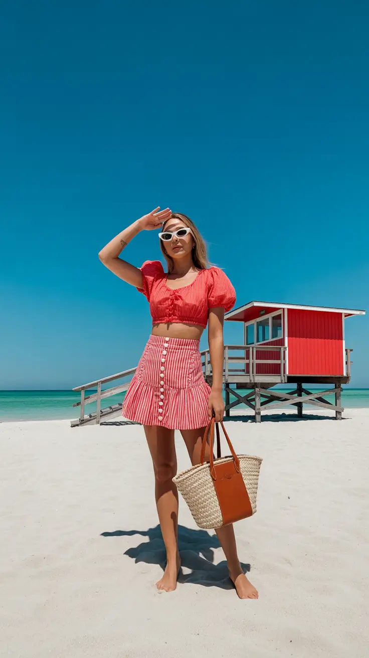 Elegant skirt outfits 2026 Red Revival