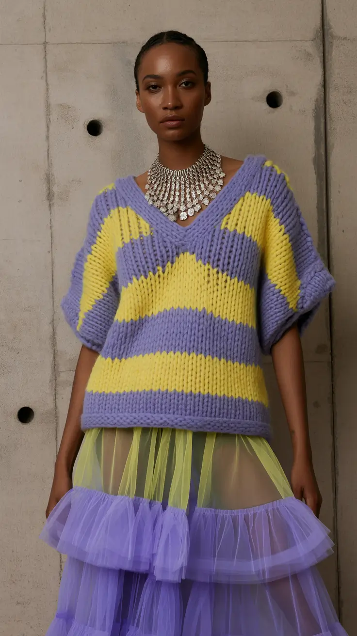 fashion outfits 2026 Color Clash Energy