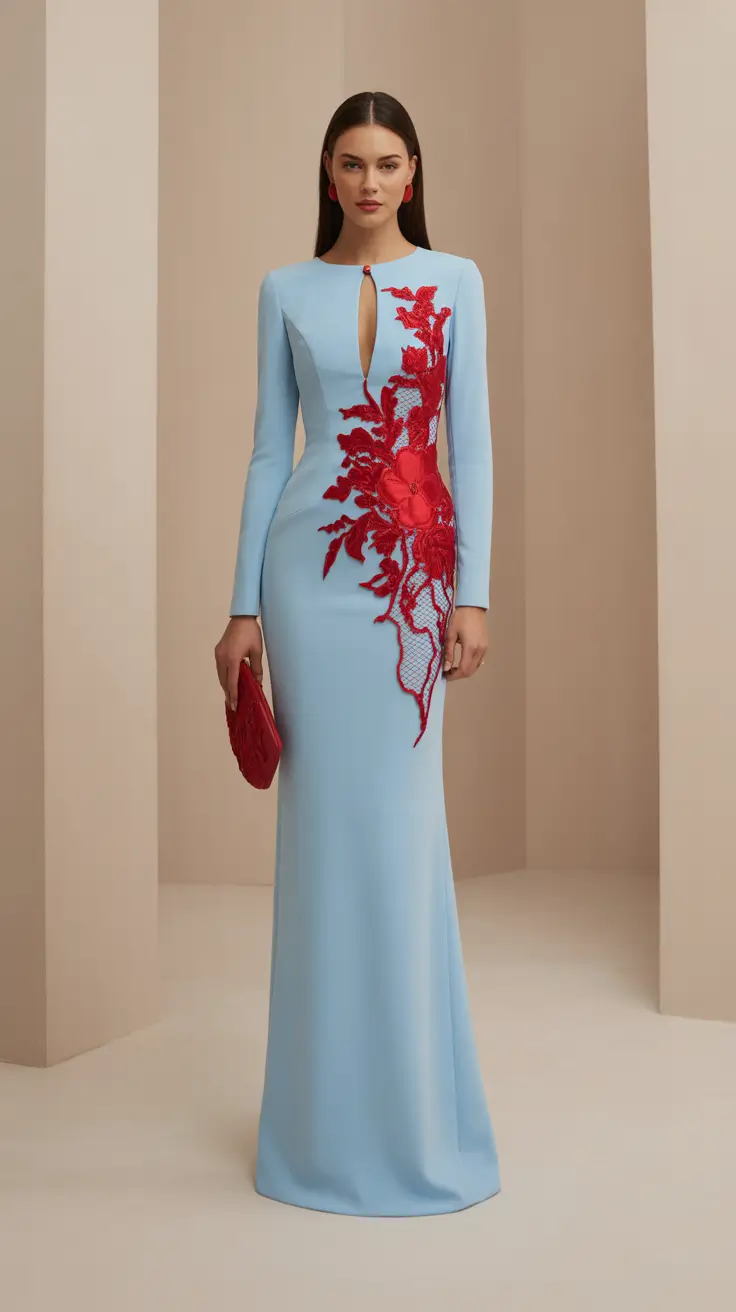 fashion outfits 2026 Crimson Edge Serenity