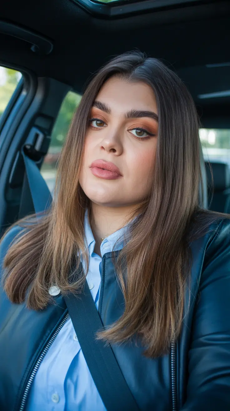 Fat Face Haircuts 2026 Classic Long Layers with Subtle Warmth