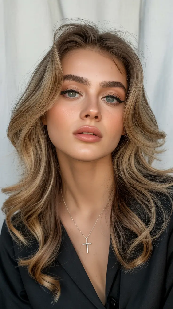 Haircut Ideas 2026 Voluminous Long Layers with Glossy Waves