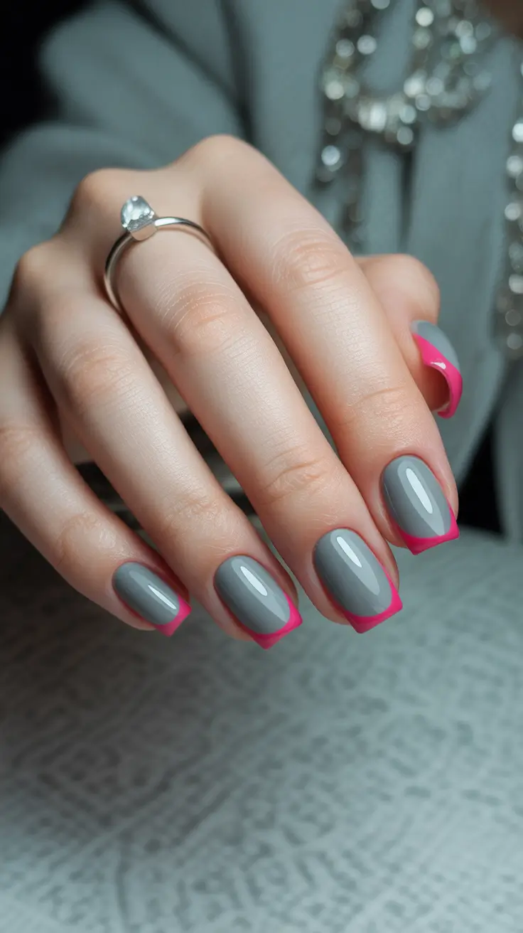 French Nail Designs 2026 Double French