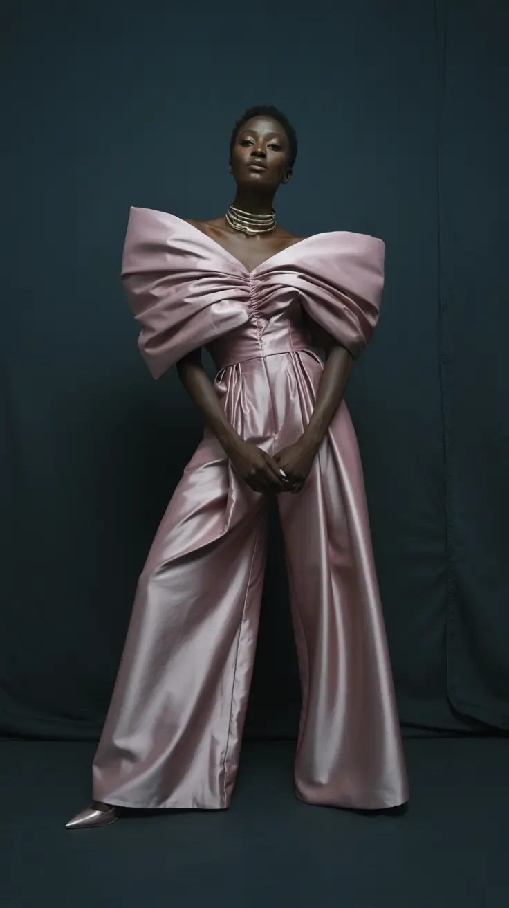 going out outfits 2026 Statement Pink Satin Power