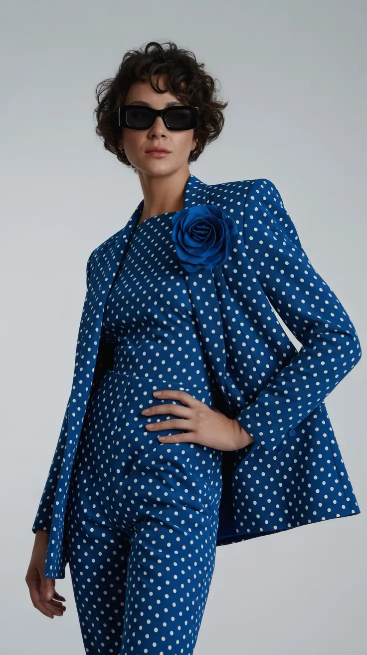 going out outfits 2026 Retro Blue Revival