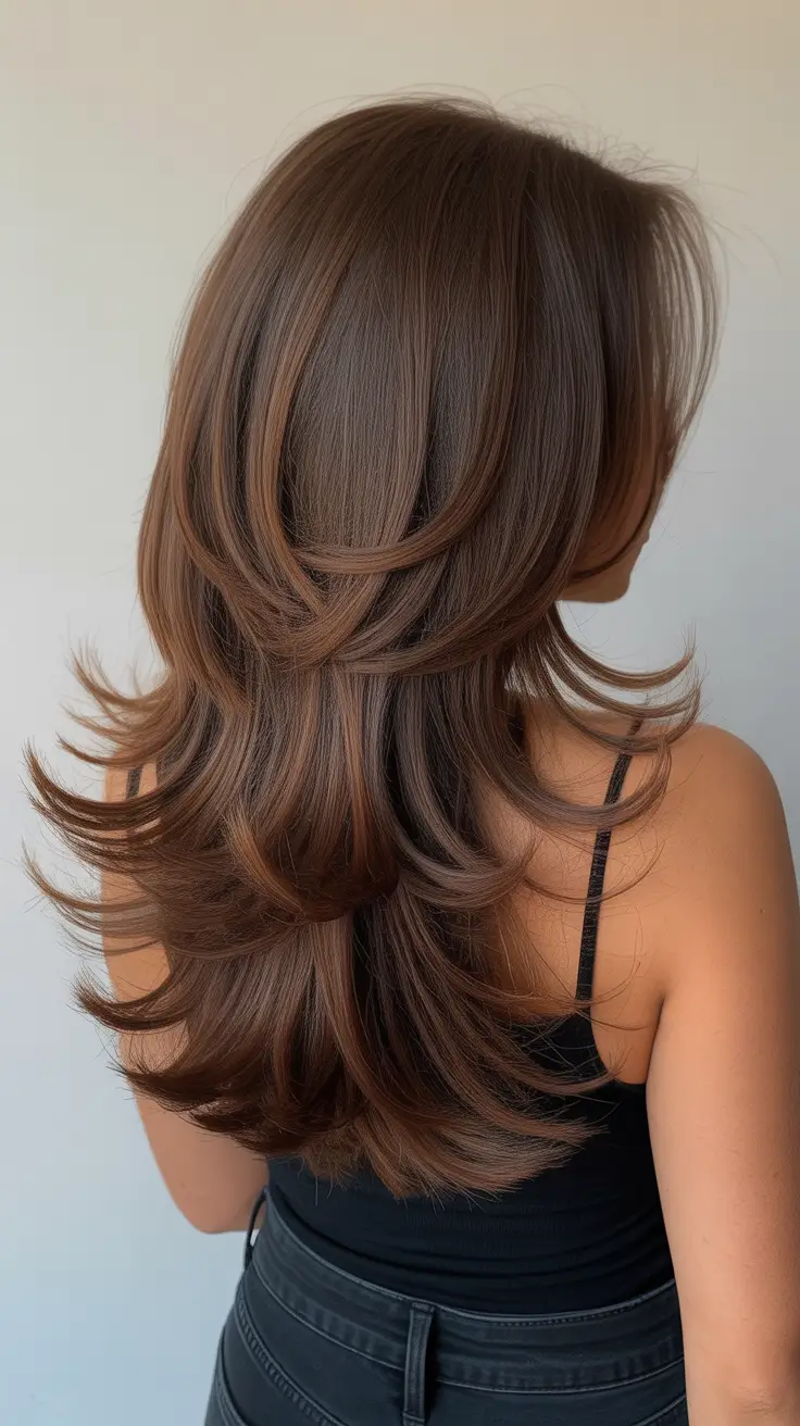 Hair Color Ideas to Look Younger 2026 Light Brown Layers with Airy Volume