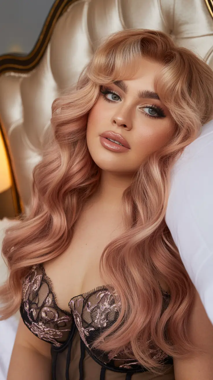 Haircuts for Chubby Faces 2026 Soft Glam Waves