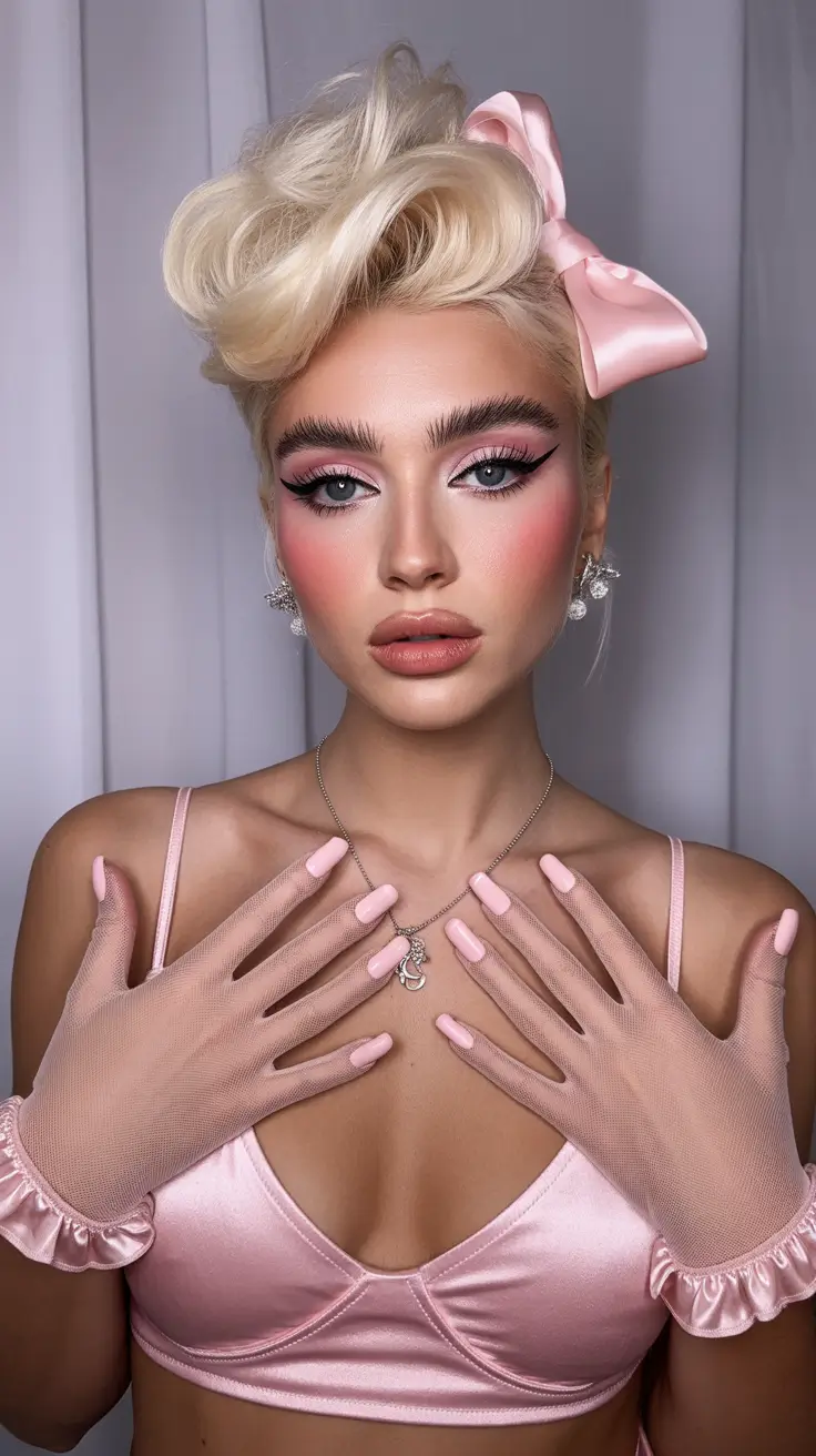 Hairstyles ideas 2026 Playful Pink Glam