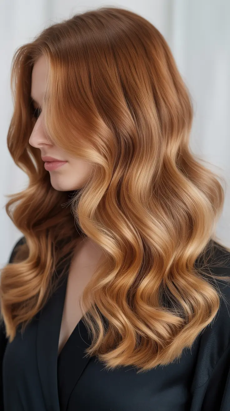 Honey blonde hair color 2026 Radiant Honey Blonde Waves