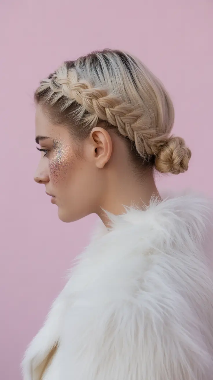 futuristic braids hairstyle 2026 chic